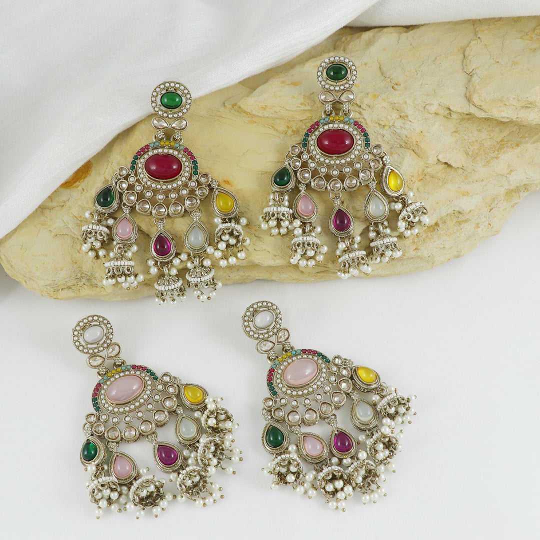 Eternal Bling Multicolor Heavy Earring