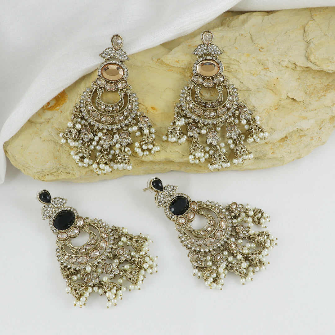 Eternal Bling Designer Chaand Balis