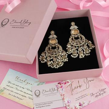 Eternal Bling Designer Chaand Balis