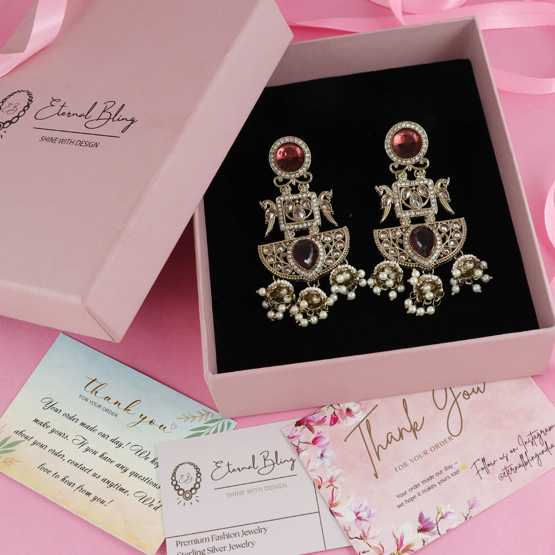 Eternal Bling Stone Heavy Earring