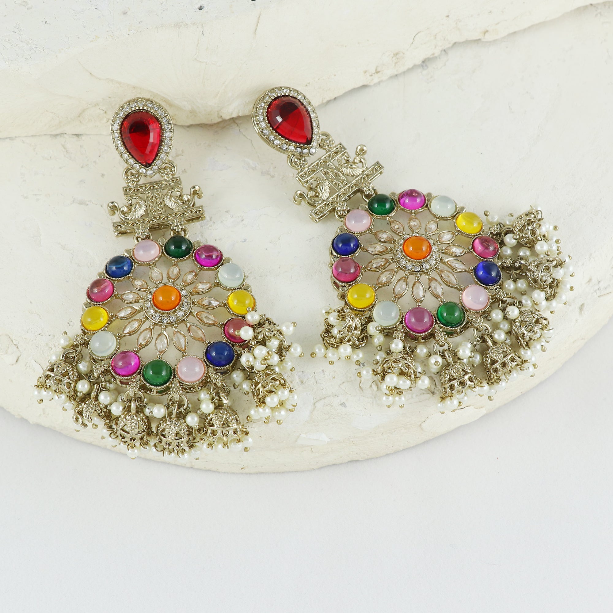 Eternal Bling Multicolor Heavy Earring