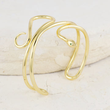 Eternal Bling Adjustable Snake Kada