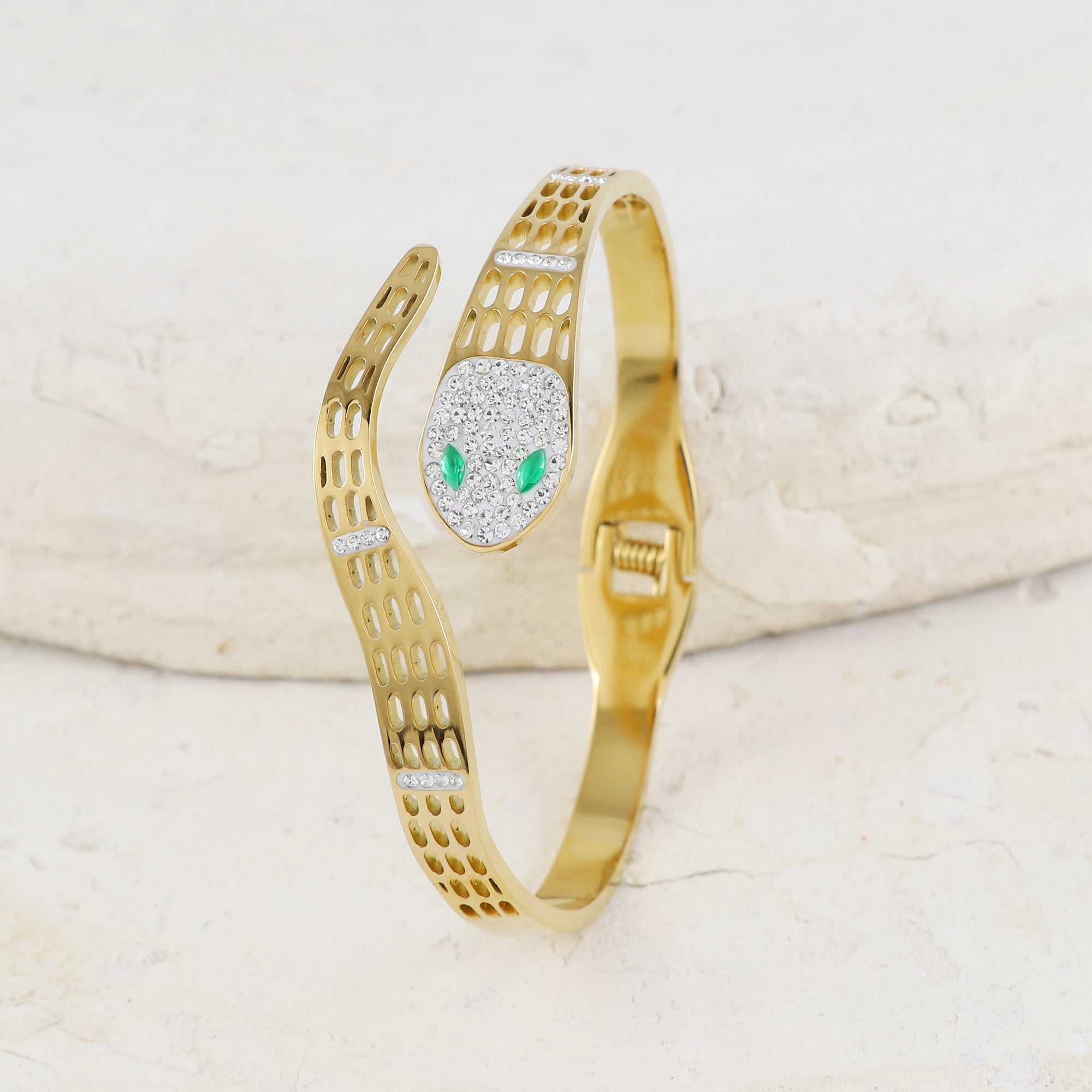 Eternal Bling Adjustable Snake Kada