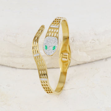 Eternal Bling Adjustable Snake Kada