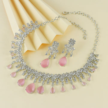 Eternal Bling Drops CZ Necklace Set