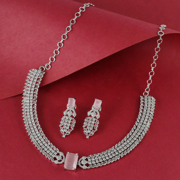 Eternal Bling Elegant CZ Necklace Set
