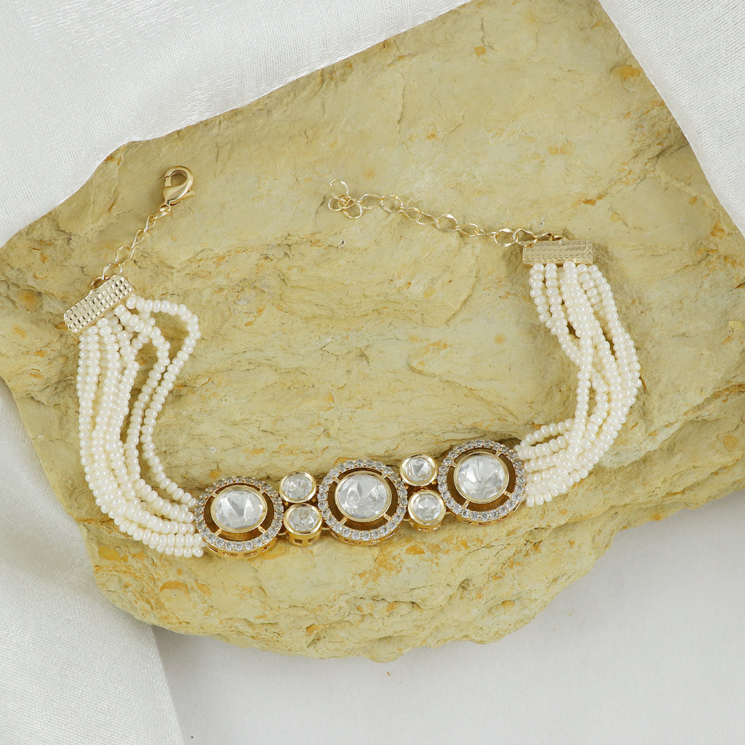 Eternal Bling Circular Polki Bracelet