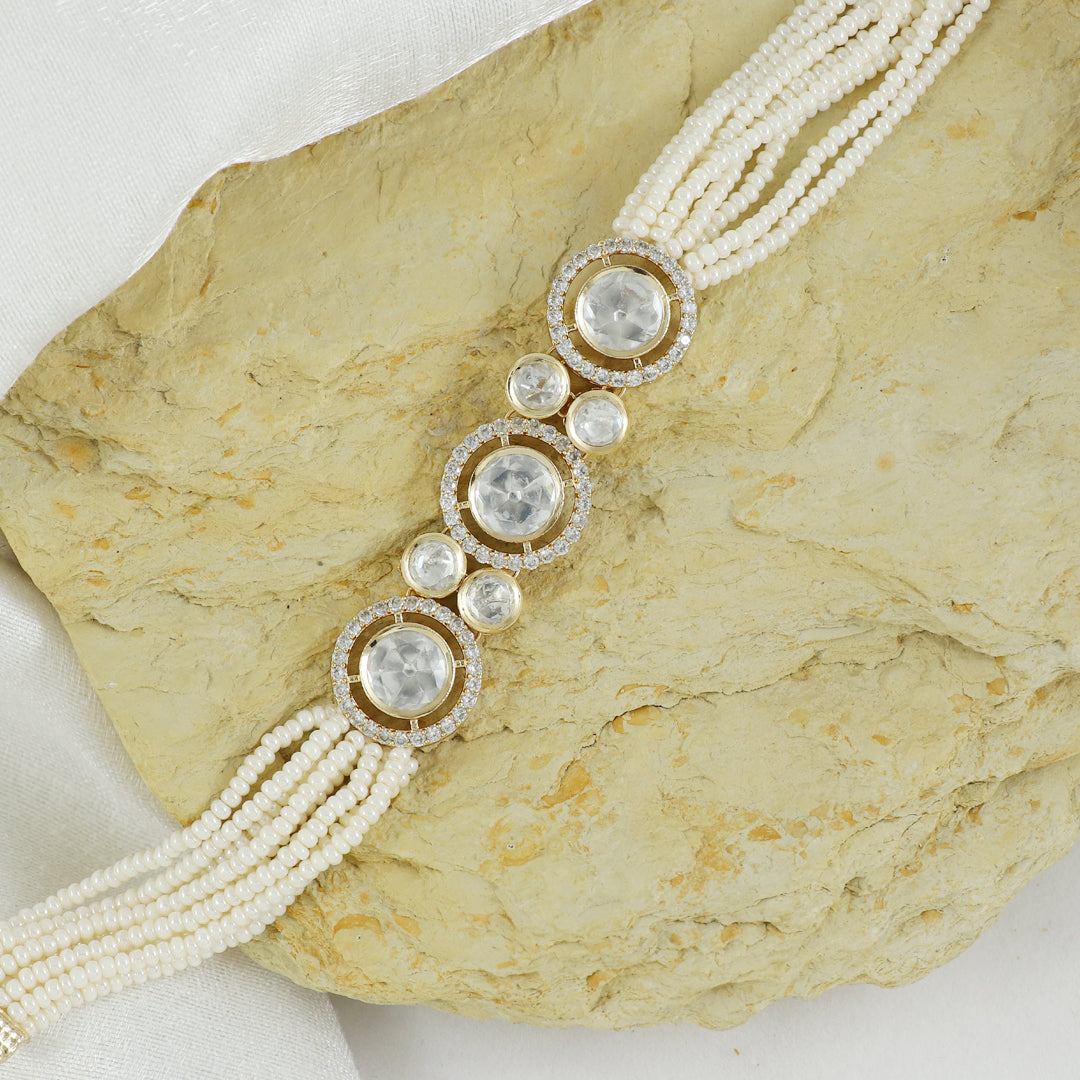 Eternal Bling Circular Polki Bracelet