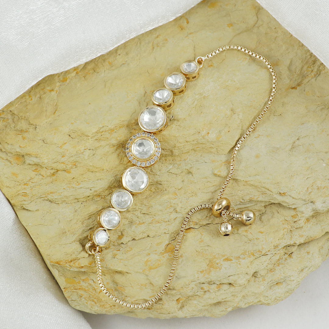 Eternal Bling Circles Polki Bracelet