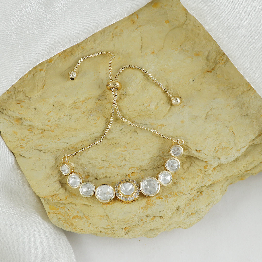 Eternal Bling Circles Polki Bracelet