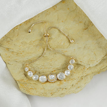 Eternal Bling Circles Polki Bracelet