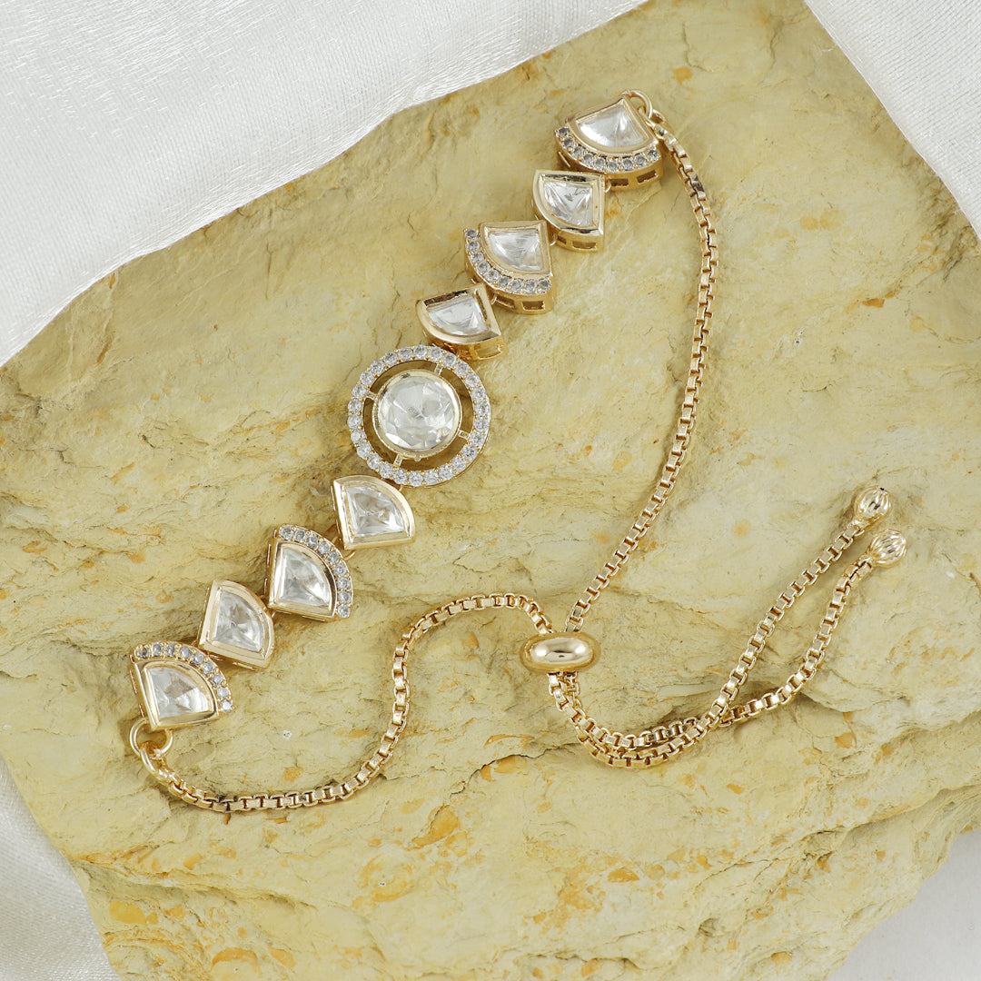 Eternal Bling Designer Polki Bracelet