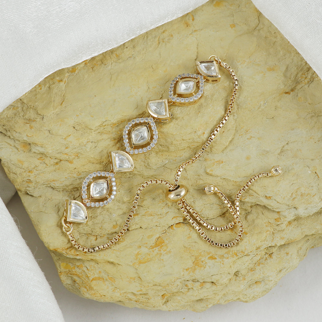 Eternal Bling Designer Polki Bracelet