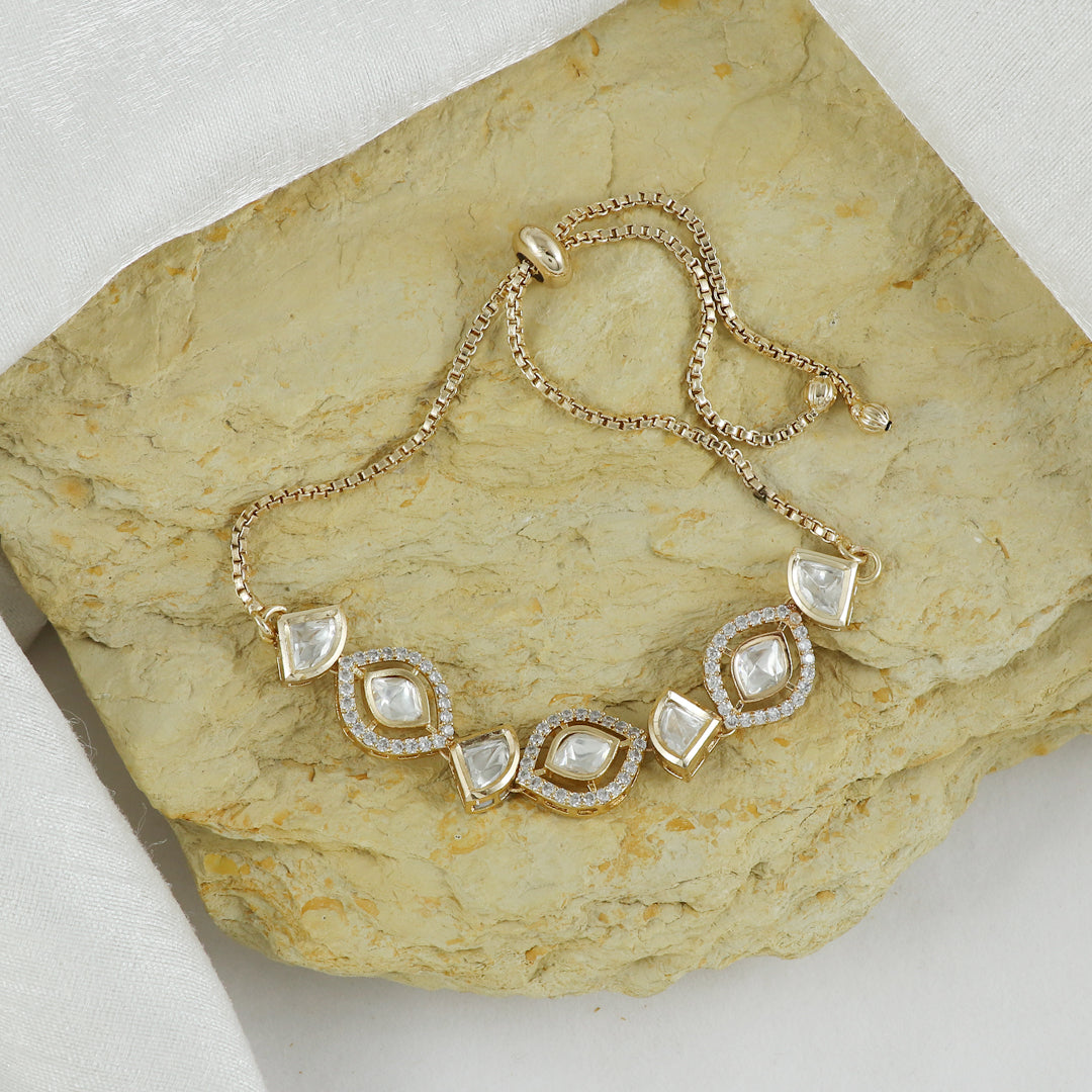 Eternal Bling Designer Polki Bracelet