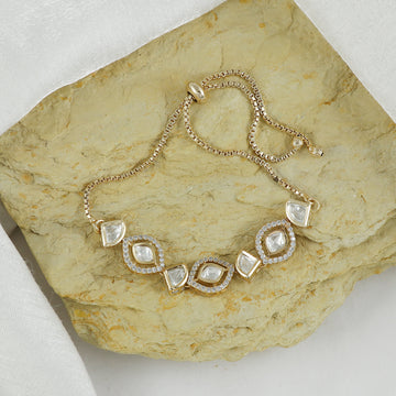 Eternal Bling Designer Polki Bracelet