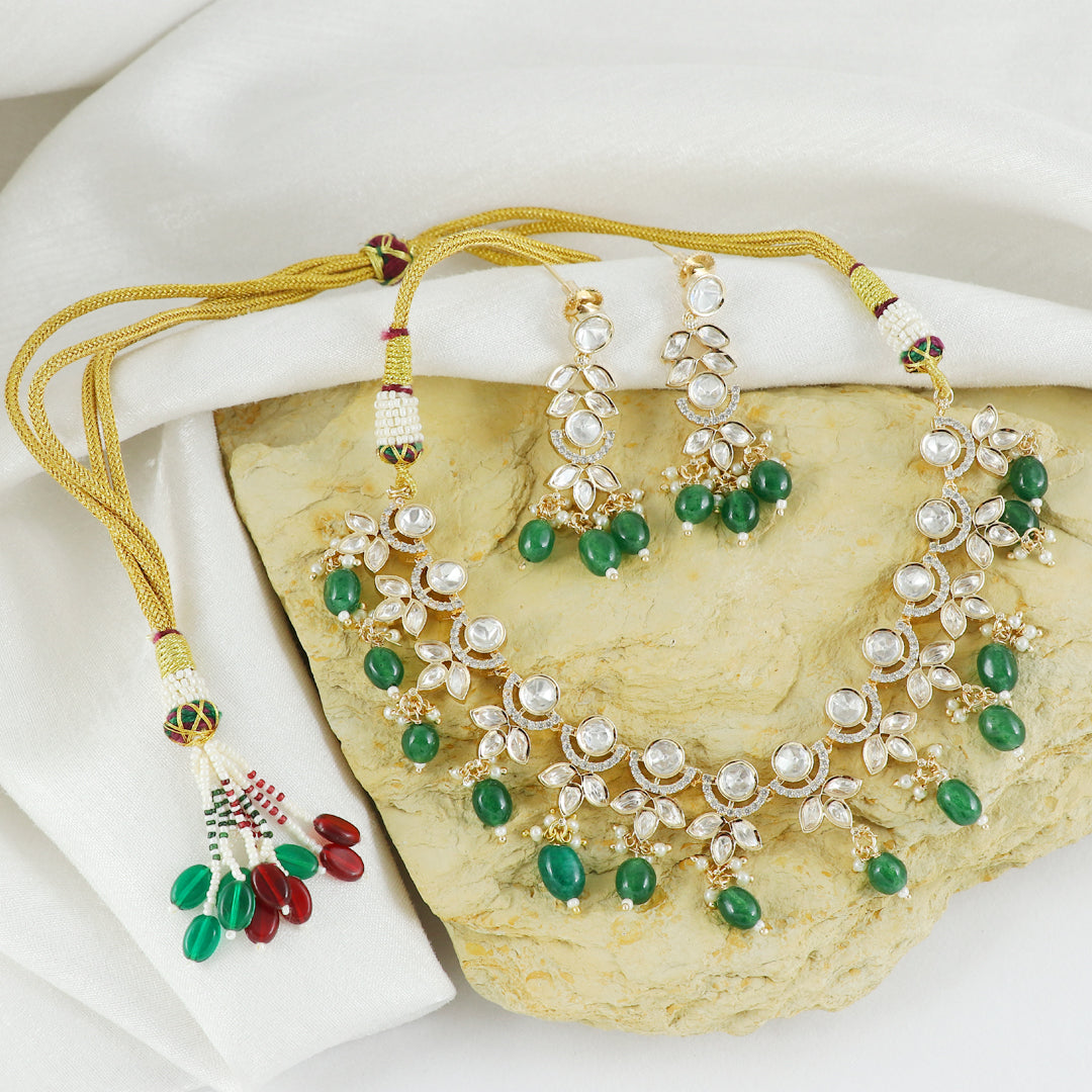 Eternal Bling Kundan Polki Set