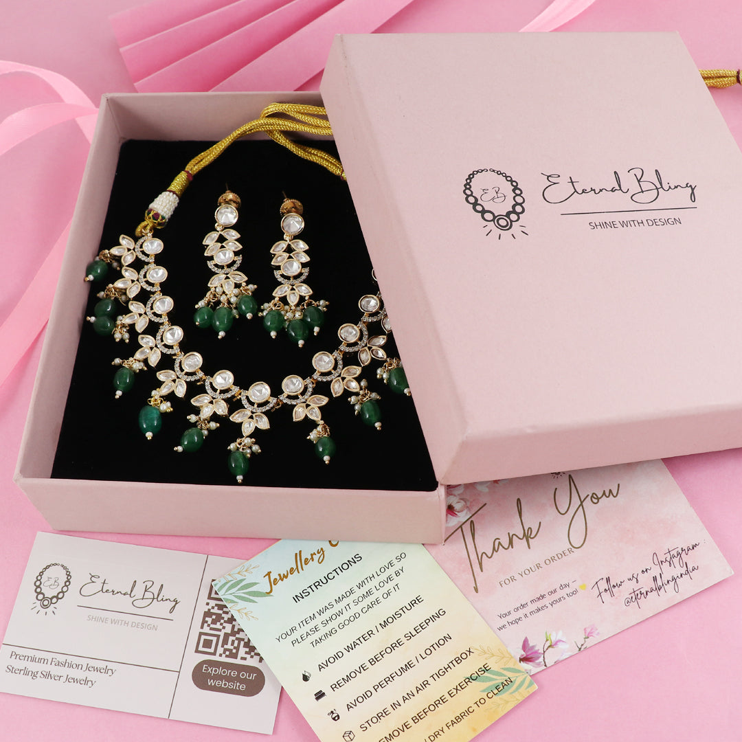 Eternal Bling Kundan Polki Set