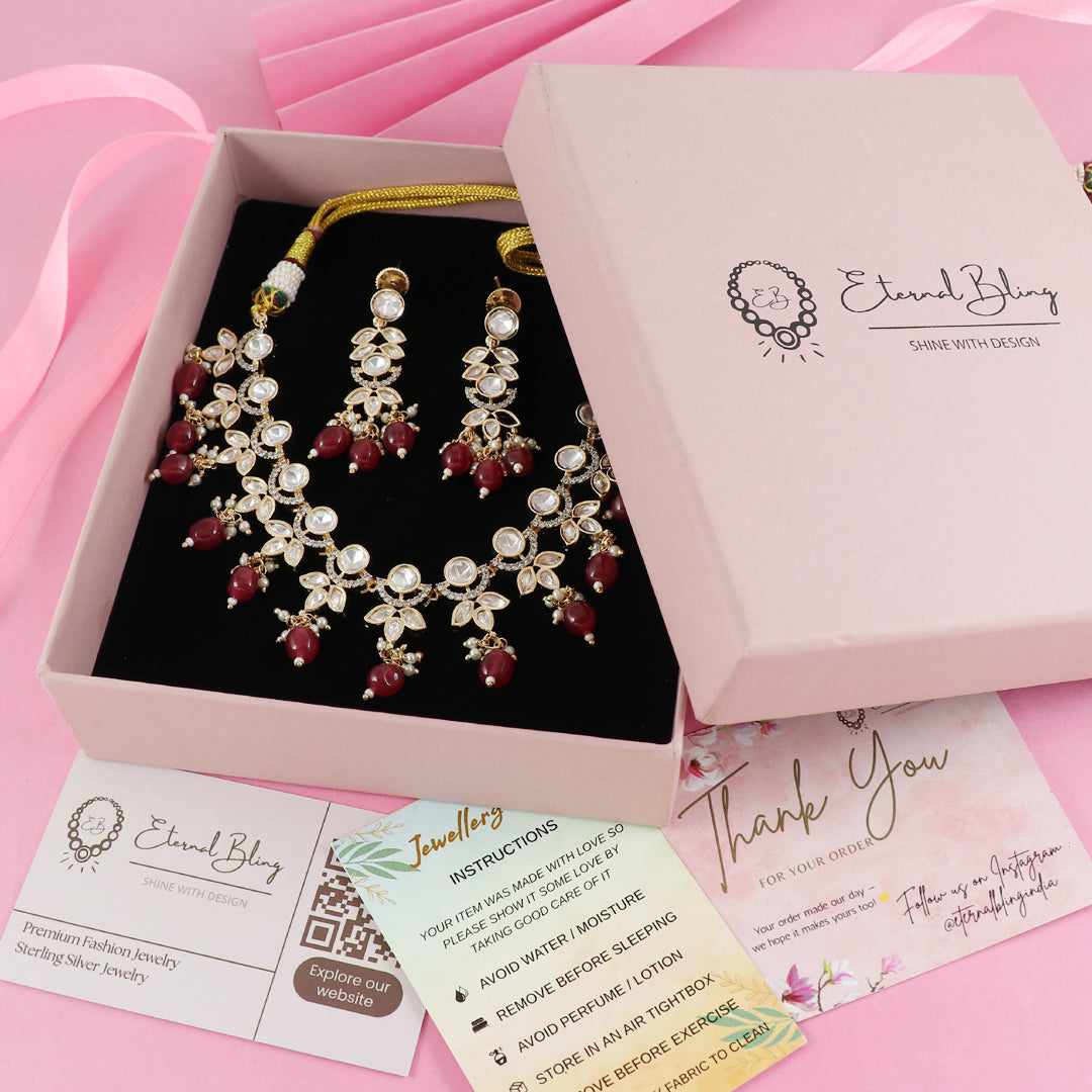 Eternal Bling Kundan Polki Set