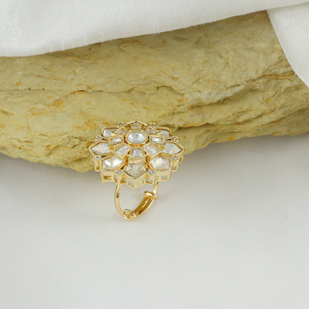 Eternal Bling Designer Polki Ring