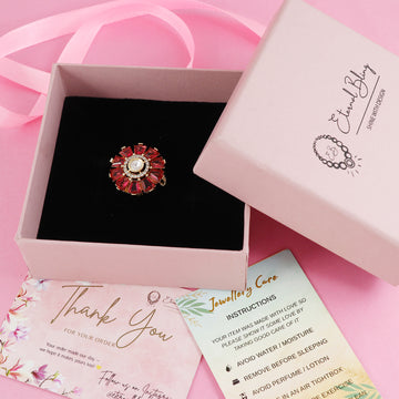 Eternal Bling Colored Polki Ring